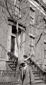 Campbell-Whittlesey house doorway with mouldings, casing, and steps to entrance.