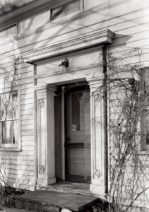 Clark Pratt Kernery house doorway featuring columns, and door mouldings.